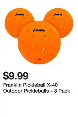 Dick's Sporting Goods Franklin Pickleball X-40 Outdoor Pickleballs – offer