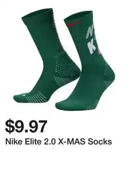 Dick's Sporting Goods Nike Elite 2.0 X-MAS Socks offer