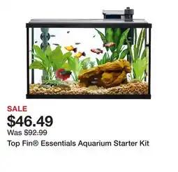 Petsmart Top Fin Essentials Aquarium Starter Kit offer
