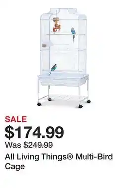 Petsmart All Living Things Multi-Bird Cage offer