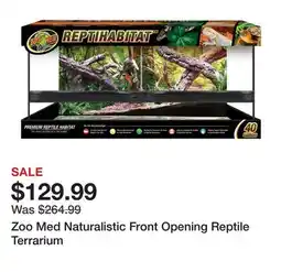 Petsmart Zoo Med Naturalistic Front Opening Reptile Terrarium offer
