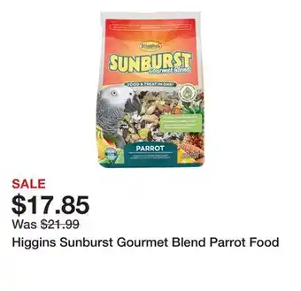 Petsmart Higgins Sunburst Gourmet Blend Parrot Food offer