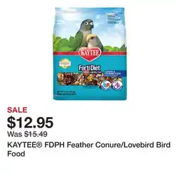 Petsmart KAYTEE FDPH Feather Conure/Lovebird Bird Food offer