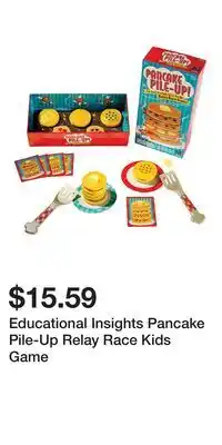 Kohl's Educational Insights Pancake Pile-Up Relay Race Kids Game offer