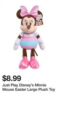 Kohl's Just Play Disney's Minnie Mouse Easter Large Plush Toy offer