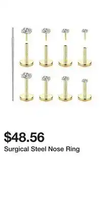 Kohl's Surgical Steel Nose Ring offer