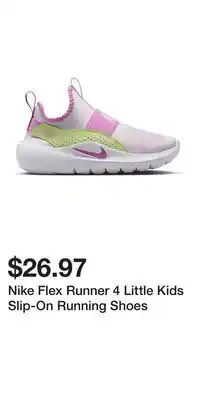 Kohl's Nike Flex Runner 4 Little Kids Slip-On Running Shoes offer