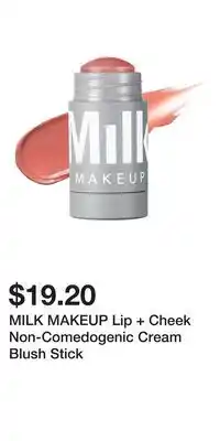 Kohl's MILK MAKEUP Lip + Cheek Non-Comedogenic Cream Blush Stick offer