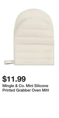 Kohl's Mingle & Co. Mini Silicone Printed Grabber Oven Mitt offer