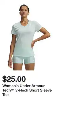 Kohl's Women's Under Armour Tech V-Neck Short Sleeve Tee offer