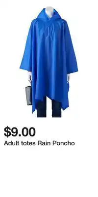 Kohl's Adult totes Rain Poncho offer