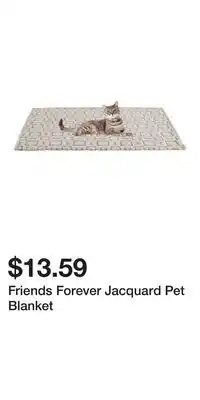 Kohl's Friends Forever Jacquard Pet Blanket offer