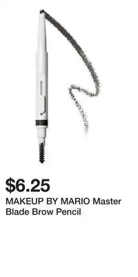 Kohl's MAKEUP BY MARIO Master Blade Brow Pencil offer