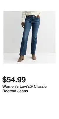 Kohl's Women's Levi's Classic Bootcut Jeans offer