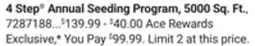 Ace Hardware Scotts 4 Step Annual Seeding Program 5000 Sq. Ft offer