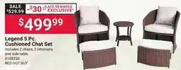 Ace Hardware Legend 5 Pc. Cushioned Chat Set offer
