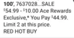 Ace Hardware Ace SmartFLO Max 50' Premium Garden Hose offer