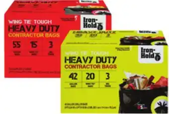 Ace Hardware Iron-Hold Heavy Duty Contractor Trash Bags offer
