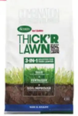 Ace Hardware Scotts Turf Builder Thick'R Lawn Seed, Fertilizer & Soil Improver offer