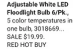 Ace Hardware Feit Adjustable White LED Floodlight Bulb offer