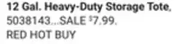 Ace Hardware 12 Gal. Heavy-Duty Storage Tote offer