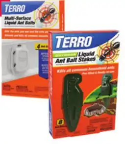 Ace Hardware Terro Multi-Surface Liquid Ant Bait 4/Pk. or Outdoor Liquid Ant Bait Stake 8/Pk offer
