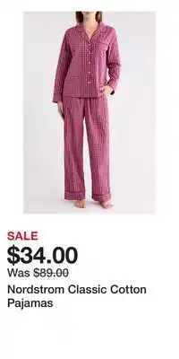 Nordstrom Nordstrom Classic Cotton Pajamas offer