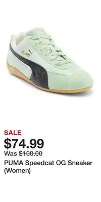 Nordstrom PUMA Speedcat OG Sneaker (Women) offer