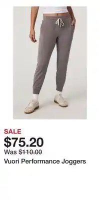 Nordstrom Vuori Performance Joggers offer