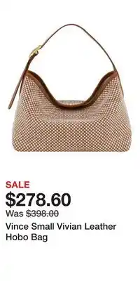 Nordstrom Vince Small Vivian Leather Hobo Bag offer