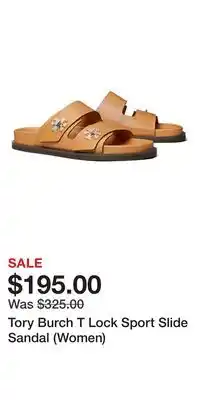 Nordstrom Tory Burch T Lock Sport Slide Sandal (Women) offer