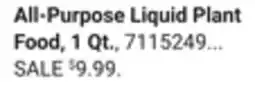 Ace Hardware Miracle-Gro All-Purpose Liquid Plant Food offer