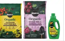 Ace Hardware Miracle-Gro Organic Outdoor Potting Mix, Raised Bed & Garden Soil or Liquid Plant Food offer