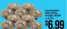 Hmart Frozen Headless White Shrimp offer