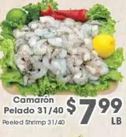 Arteagas Food Center Peeled shrimp offer