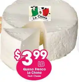 Arteagas Food Center Fresh cheese offer