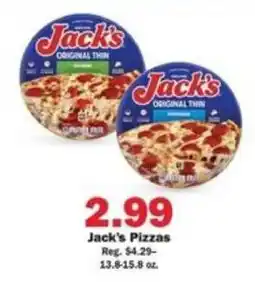 Schnucks Jack's Pizzas offer