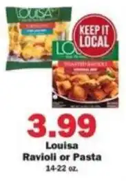 Schnucks Louisa Ravioli or Pasta offer