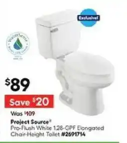 Lowe's Project Source offer