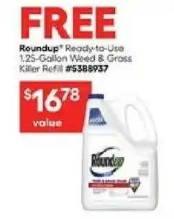Lowe's Roundup ready to use weed & grass offer