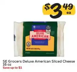 Winn Dixie SE Grocers Deluxe American Sliced Cheese offer