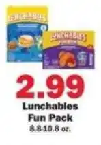 Schnucks Lunchables Fun Pack offer