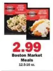 Schnucks Boston market meals offer