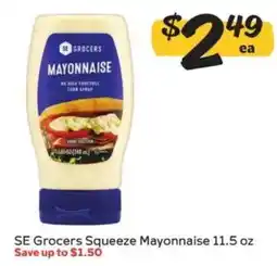 Winn Dixie SE Grocers Squeeze Mayonnaise offer