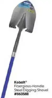 Lowe's Kobalt Fiberglass Handle Steel Digging Shovel offer