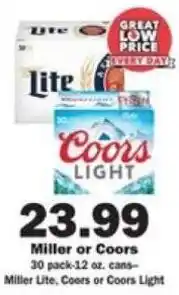 Schnucks Miller or Coors offer
