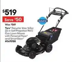 Lowe's Toro Recycler Max 163cc offer