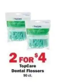 Schnucks TopCare Dental Flossers offer