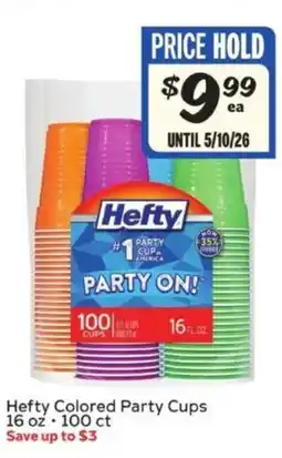 Winn Dixie Hefty Colored Party Cups offer