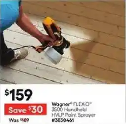 Lowe's Wagner flexio 3500 handheld HVLP paint sprayer offer